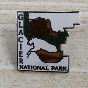 Glacier National Park Mountain Goat Travel Souvenir Pin for Hat Jacket Backback